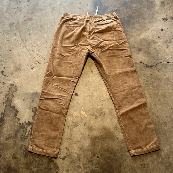 Men's Wellen Brown Corduroy Pants - Picture 2 of 2